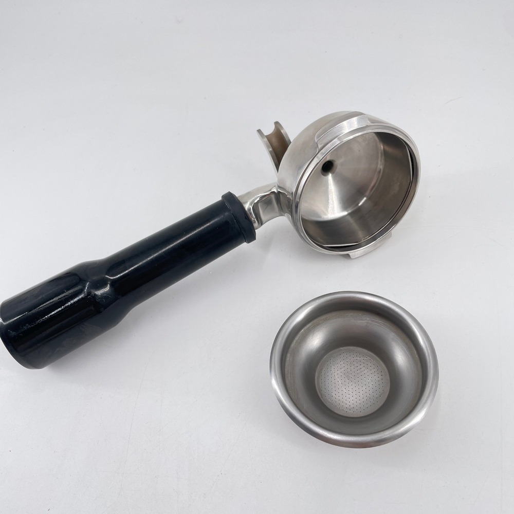 58mm 59mm E61 Espresso Portafilter Handle Single Shot Basket Spring Clip